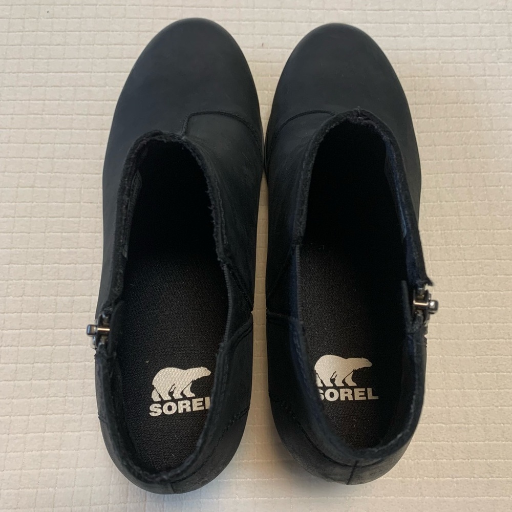 Sorel black leather ankle boots - Picture 7 of 16